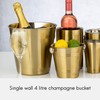 Viners Barware 4 L Gold Champagne Bucket