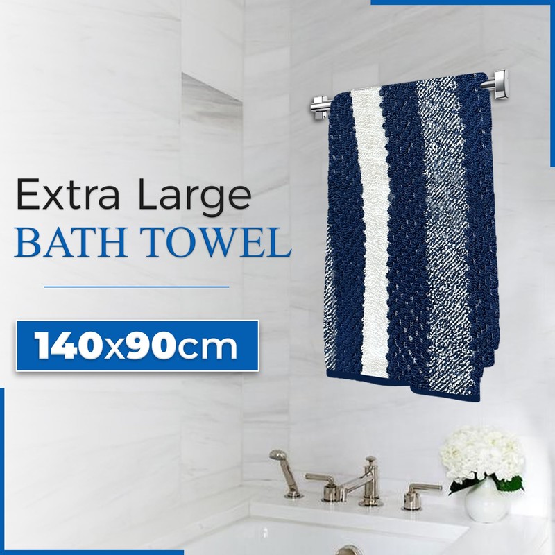 Towelogy® Patterned Extra Large Bath Sheets - 100% Cotton, Ultra