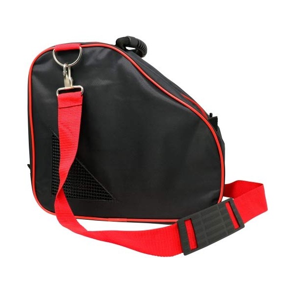LENEXA Premium Inline Skate Bag (Black, Red, Small)
