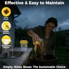 2 Pack Solar Wasp Traps - Effective Outdoor Insect Control