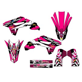 2023-2024 CRF 450 R-S Mayhem Pink Senge Graphics Base Kit Compatible with Honda