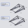 Limnyves Vertical Laptop Stand, Removable Aluminum 2-In-1 Tablet Storage Holder,