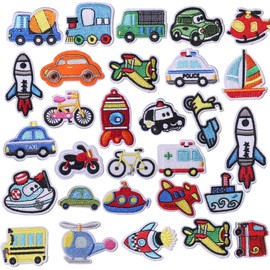 GYGYL 40pcs Fruit Embroidered Patches, DIY Sew Applique Repair Patch, Sew On/Iron On Patch for Jackets, Jeans, Pants,Backpacks, Clothes