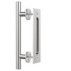 CCJH 10" Stainless Steel Sliding Barn Door Handles and Pulls
