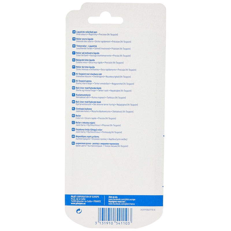 PILOT V5 0.5 mm Liquid Ink Rollerball Pen - Black