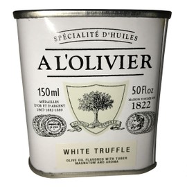 L'OLIVIER LOlivier White Truffle Infused Extra Virgin Olive Oil Tin - 5 oz. (Pack of 2)