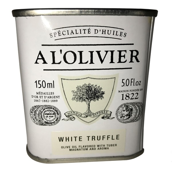 L'OLIVIER LOlivier White Truffle Infused Extra Virgin Olive Oil Tin