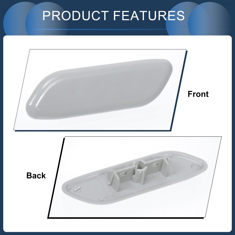 INFINAUTO Front Left Side Bumper Headlight Washer Nozzle Cover Cap