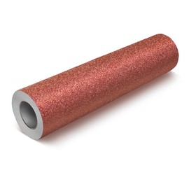 VViViD DECO65 Metallic Glitter Adhesive Vinyl Craft Roll (12" x 6ft, Red Metallic Glitter)