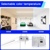 hykolity 4FT LED Shop Light with Reflector,5500LM,3 Power Level&3CCT