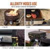 12FT Propane Hose Quick Connect Fittings for RV to Grill