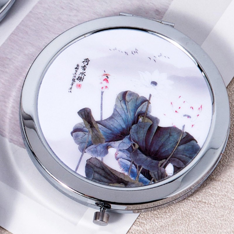 Eabdice Pack of 6 Pocket Mirrors, Compact Round Mirrors, Looking