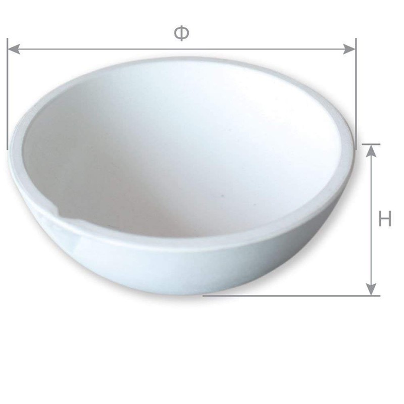 OTOOLWORLD Ceramic Crucible Bowl Dish Cup Furnace Melting Casting Refining