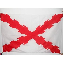 AZ FLAG French Province of Burgundy Flag 3' x 5' for a pole - France - Duchy of Burgundy flags 90 x 150 cm - Banner 3x5 ft with hole