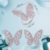 GELVTIC Women's Jewelry Sets Crystal Butterfly Earrings Necklaces for Women