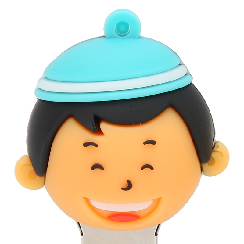 USB Flash Drive 16GB/32GB/64GB/128GB Cute Cartoon Boy Portable Storage Memory