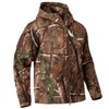 CARWORNIC Men's Camo Quiet Hunting Jacket Waterproof Softshell Fleece Lined