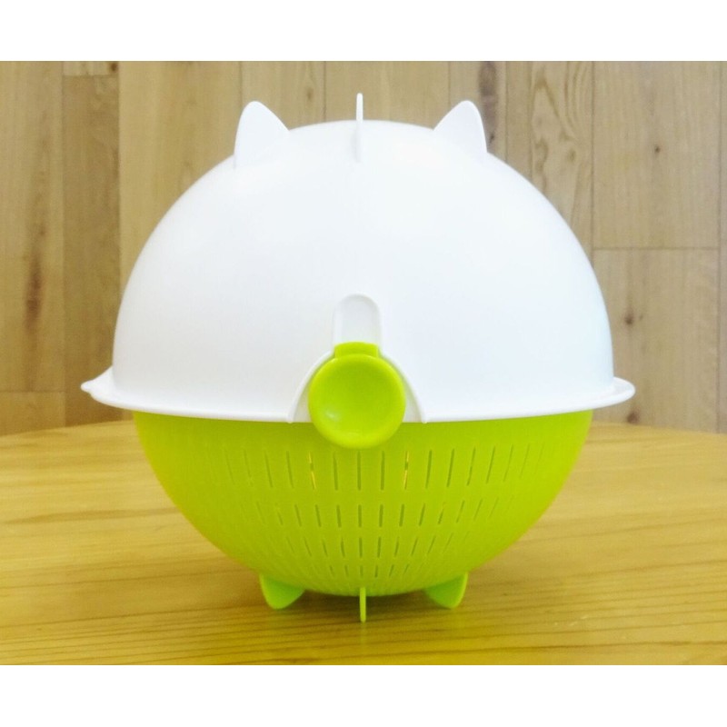 Kokubo KK-306 Colander, Red, Approx. 8.6 x 8.5 x 4.6