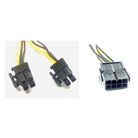 coolerguys 8 Pin EPS Molex Power Connector Male “Y” to (2) 4 Pin Pentium Power EPS Connector Female