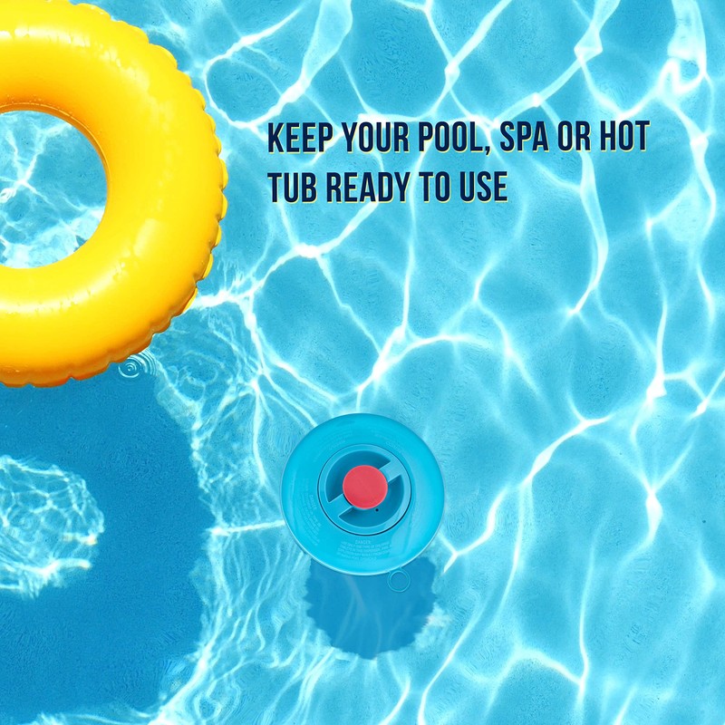 U.S. Pool Supply Pool Chlorine Floater Dispenser with Pop-Up Refill