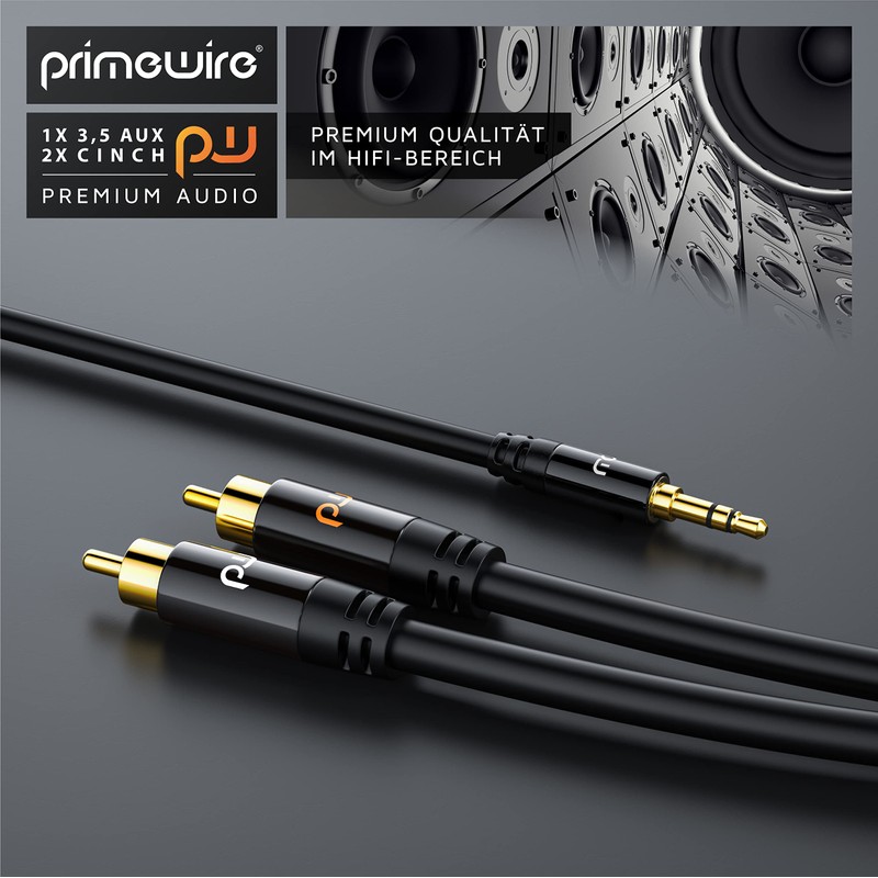 Primewire 3.5mm to 2x Cinch