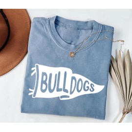 Custom Watercolor Pennants Flag Mascot Shirt, Girly Mascot Shirt, School Spirit Tee