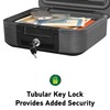 SentrySafe Dark Gray Fireproof and Waterproof Safe with Key Lock,