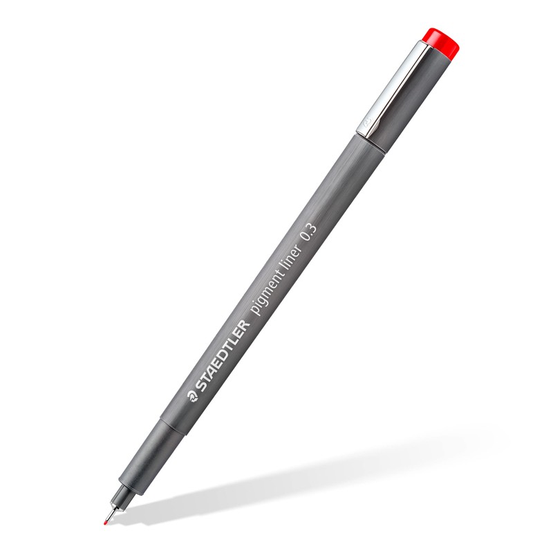 STAEDTLER 30805SBK12 Pigment Liner Pens - Assorted Colours, 0.5 mm
