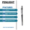 Diagnostic Penlight with Imprinted Pupil Gauge & Pocket Clip Multipurpose