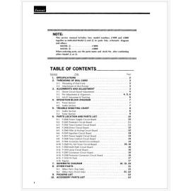 SANSUI 8080 and 9090 Repair Service Manual - Wiring Diagram Printed Comb Bound