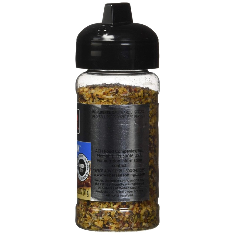 WEBER Grill CHICAGO STEAK Seasoning 2.5 oz. (Pack of 2)