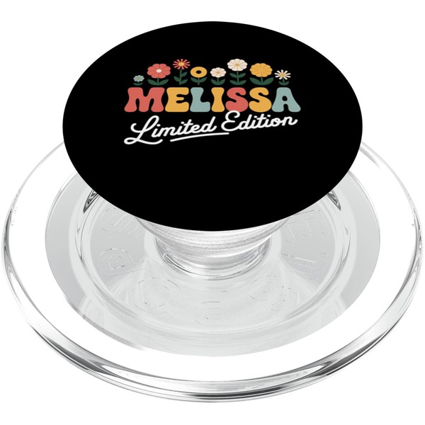 Melissa Limited Edition Flowers Custom Name Woman Grandma PopSockets PopGrip