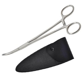 Forceps Tackle, Handicraft Tackle, Needle Remover, Lure, Pliers, Portable, Fishing Tackle, Easy Operation, Round Handle, 3 Stage Design, Storage Bag Included