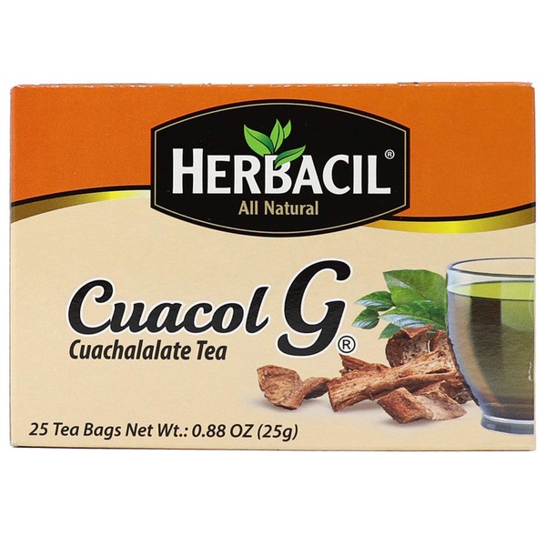 Herbacil Te De Cuachalalate, 2-Pack of .88 Ounce Tea Bags, 2 Boxes