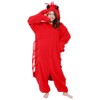 SAZAC Lobster Kigurumi Onesie Costume, Adult, Red