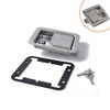 Riloer Trailer toolbox RV pallet handle lock with 2 keys,