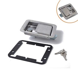Riloer Trailer toolbox RV pallet handle lock with 2 keys, locking pallet handle, tool box storage door lock
