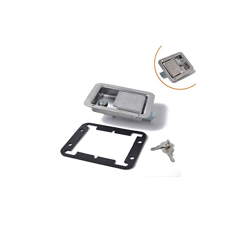 Riloer Trailer toolbox RV pallet handle lock with 2 keys,