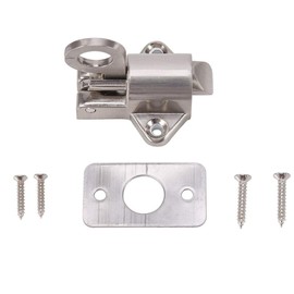 MAGT Window Lock, Zinc Alloy Door Lock Safety Ring Spring Bounce Window Latch Door Bolt Window Lock Burglary Protection