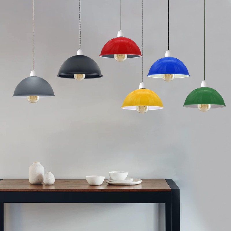 LEDSone Industrial Ceiling Pendant Light Shades, Retro Vintage Style Dome