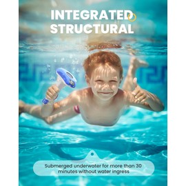 Solar Digital Pool & Spa Thermometer, Weather Resistant Floating Thermometer, IPX-8 Water Proof, 10s Measuring Cycle, Solar Powered with Over 180 Days Battery Life