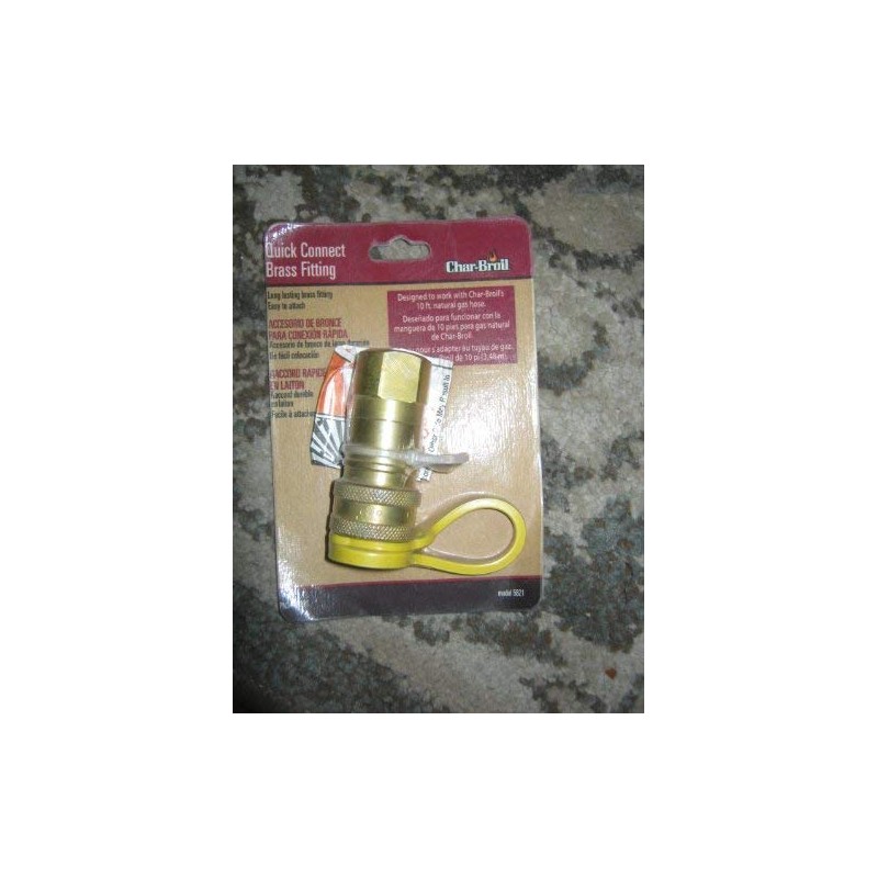 Char-Broil Universal Quick-Connect Coupler, brass