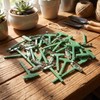 30Pcs Boutonniere Safety Pins, T-Shaped Plastic Pins for Wedding Events