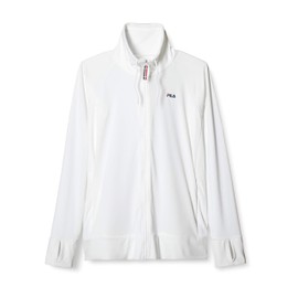 Fila 229723 Women's Rash Guard, Square Mesh - Block Mesh Lash wht