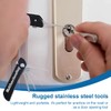 JAWUZ 20 in1 Schlüssellochsperrer türöffnungswerkzeug schlüsseldecoder Lockpicking Set profi steinschleuder
