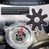 Lyxheth 2PCS Flexible Steering Coupler, Steering Coupling, 56315-2K000FFF Steering Gear