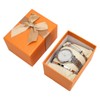 3pcs Women Watch Rhinestone Bracelet Set Accurate Time Stylish Waterproof