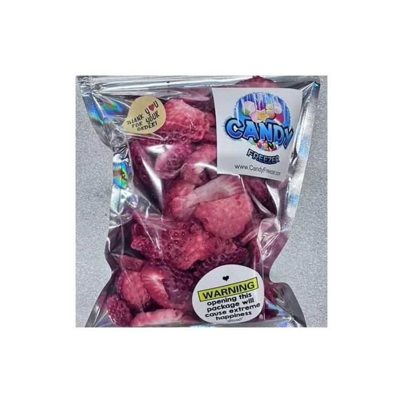 Generic CANDY FREEZER Freeze Dried Fruit Strawberries Reseallable for Freshness