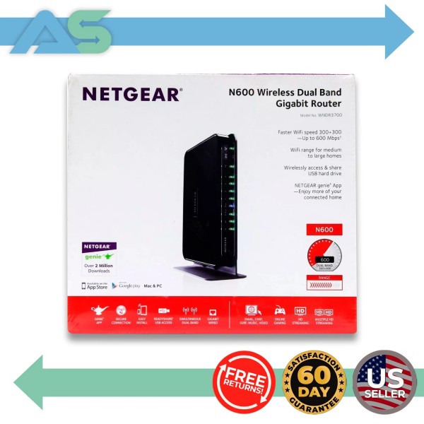 Netgear N600 300 Mbps 4-Port Wireless Dual Band Gigabit Router
