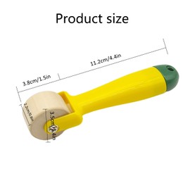 ALLY-MAGIC Seam Rolle, Seam Roller, Roll and Press, Sewing Seam Roller Wallpaper Roller for Sewing Quilting Print Wallpaper Home Decoration Y6-MZYL (Wooden)